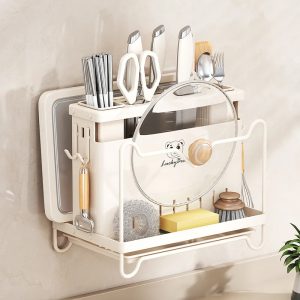 キッチン収納ラック【穴あけ不要】