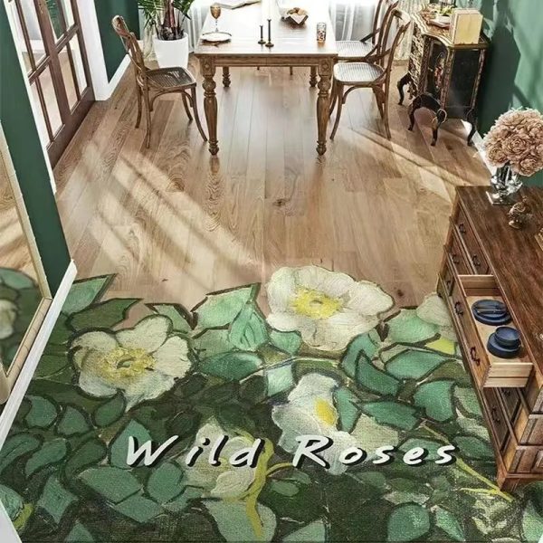 レトロな油絵風の玄関マット - 画像 (3)