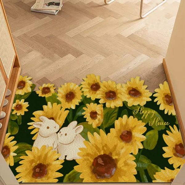レトロな油絵風の玄関マット - 画像 (4)